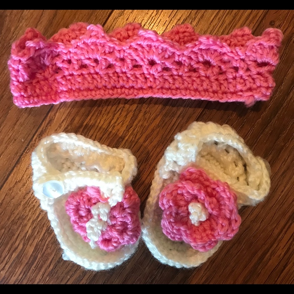 Infant Crochet Princess Set